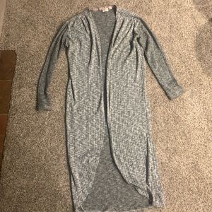 Anthropologie 9-H15 STCL Gray Duster Sweater